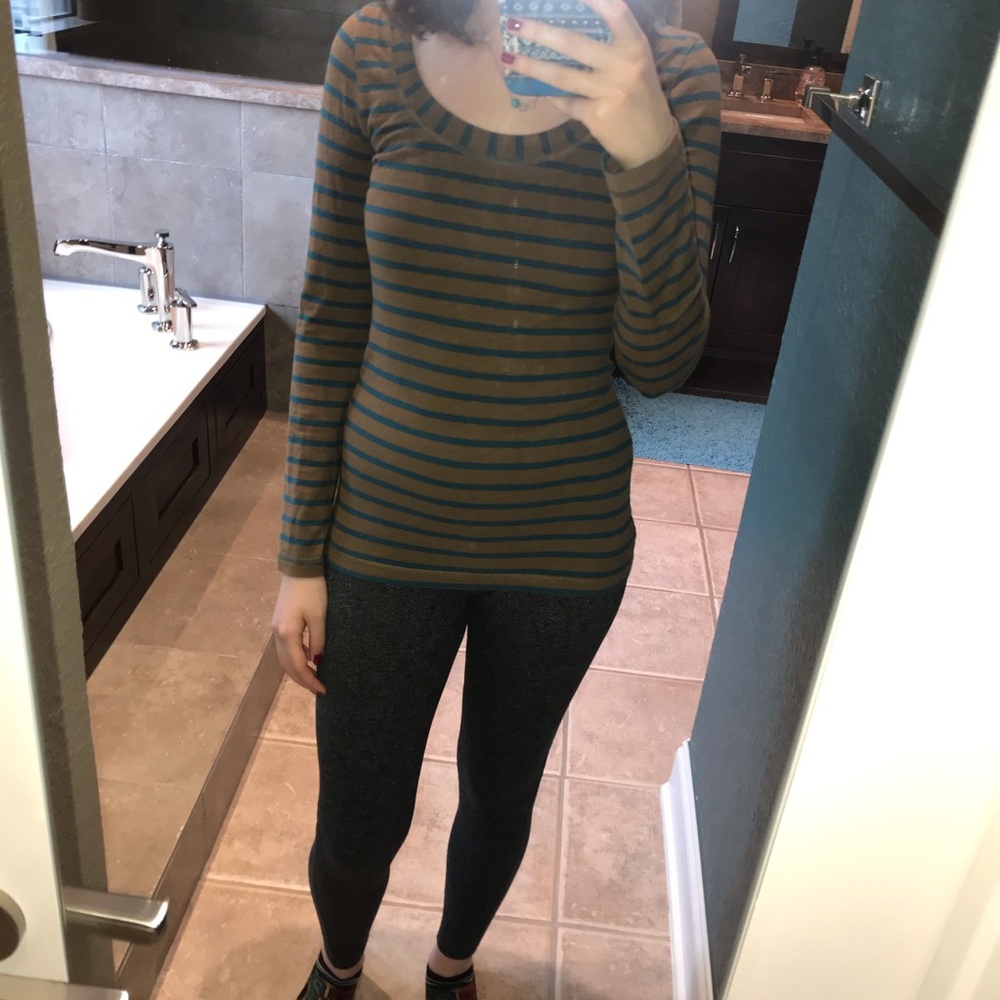 Boden Long-Sleeve Striped Top